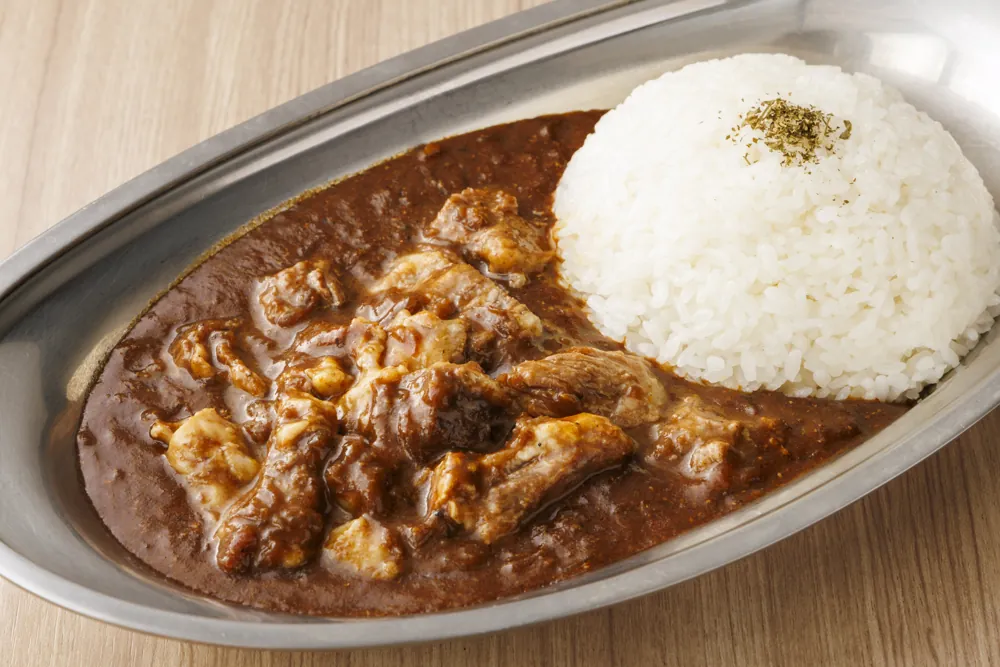 せんば牛すじカレーの一皿